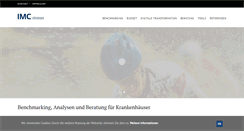 Desktop Screenshot of imc-clinicon.de