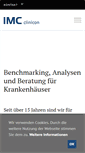 Mobile Screenshot of imc-clinicon.de